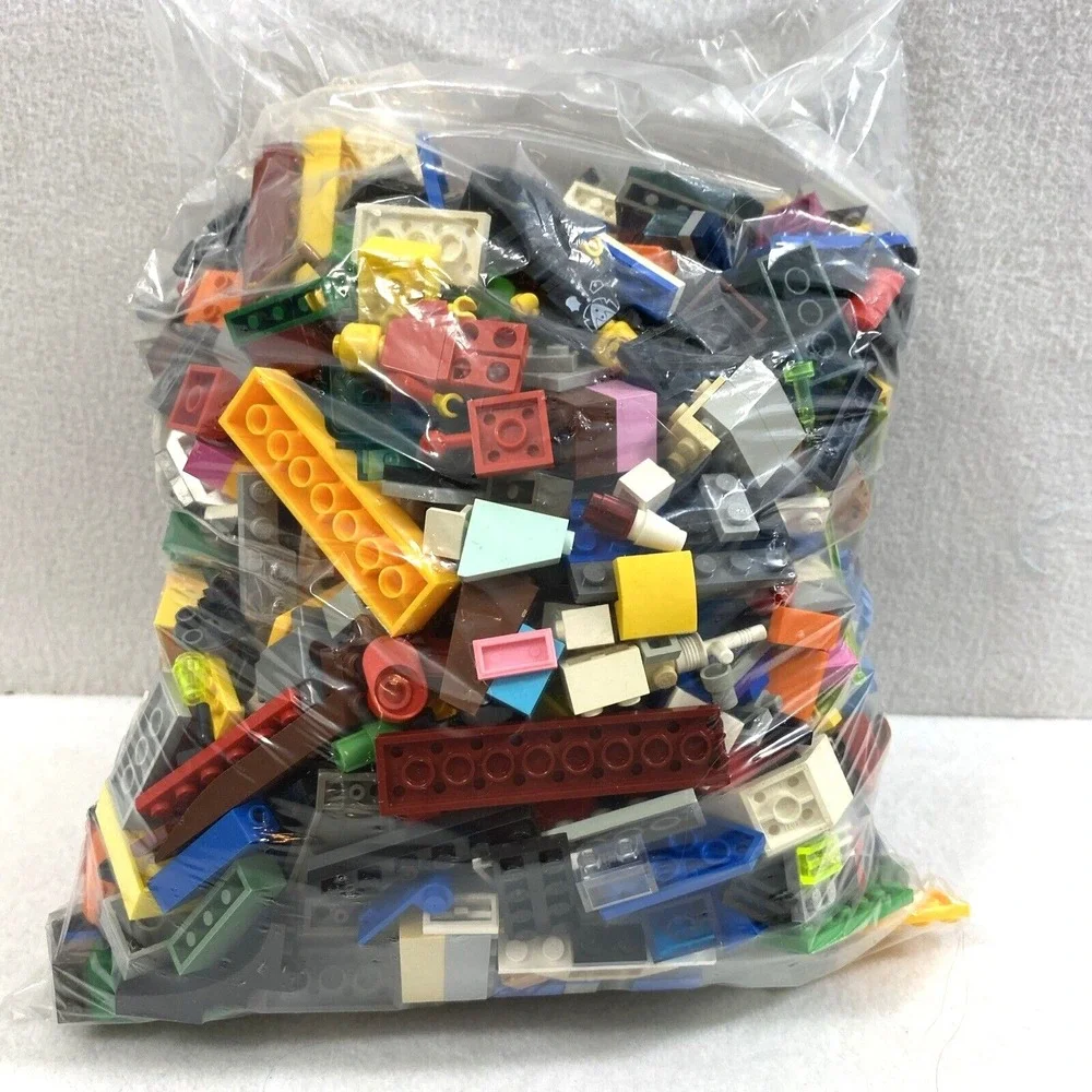 2 lb Lego Pieces Mixed Random Blocks & Assorted Pieces‎ 2 Lego Figures #1